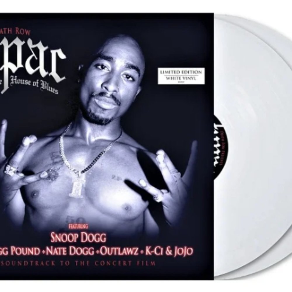 2Pac Live At The House Of Blues 2-LP ~ Ltd Ed Colored Vinyl (White) ~New/Sealed!